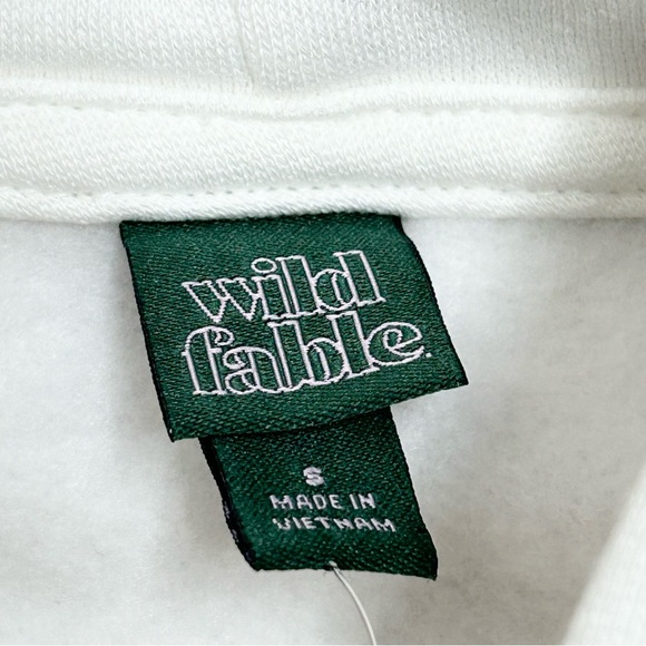 Wild Fable Women's Hoodie Sweatshirt White Size Small Brazil Copa Cabana New - Picture 4 of 9